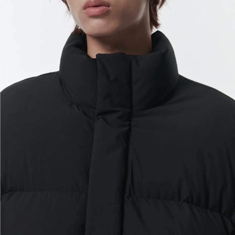 Musinsa Daily Short Padded Puffer Jacket Oversized Size Small Black - Picture 6 of 6